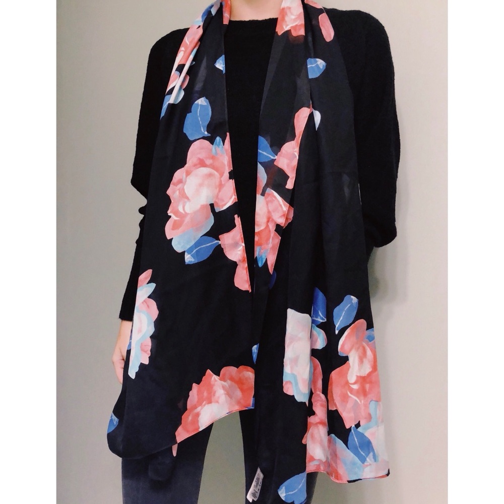 Calvin Klein Floral Dress Scarf